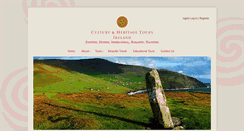 Desktop Screenshot of cultureheritagetours.ie